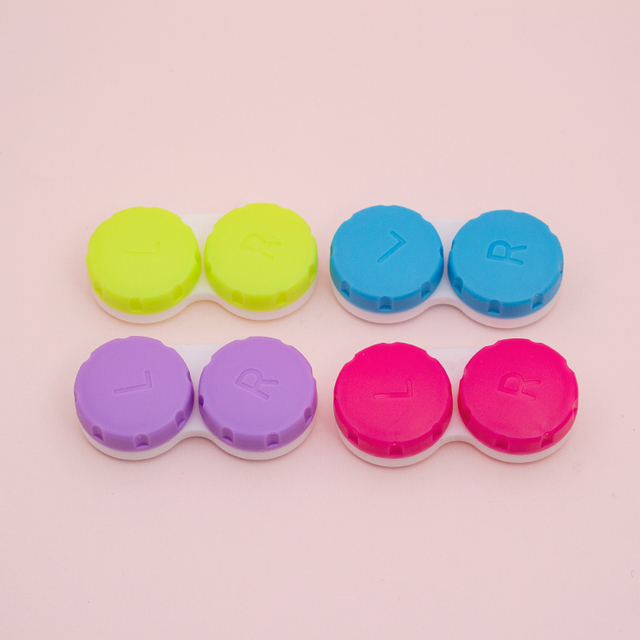 Étui pour lentilles de contact en relief anti-rayures pour le voyage